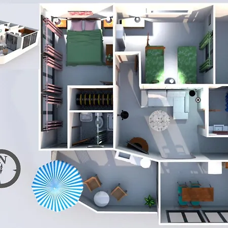 Apartamento ático Girasoles De La Gallega By Holagomera *