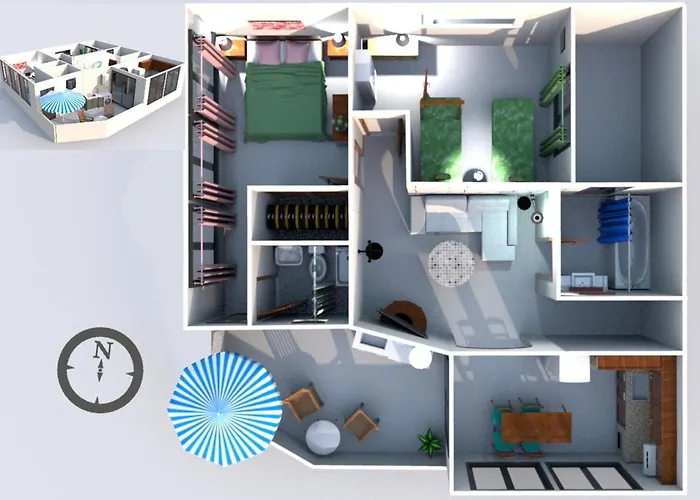 Daire Atico Girasoles De La Gallega *